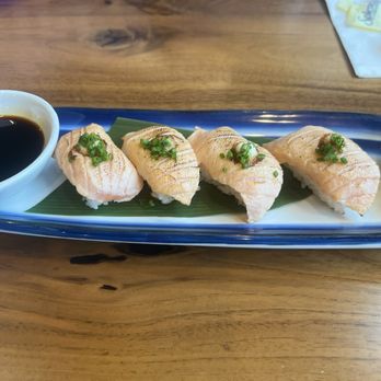 RAKKAN Ramen - Galleria - Tuna 2 4pcs Aburi Salmon* - Ramen Near Me - Houston, Texas RAKKAN Ramen - Galleria - Tuna 2 4pcs Aburi Salmon* - Ramen Near Me - Houston, Texas
