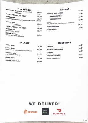Menu photo 1 Bronx Pizza Cheyenne, WY