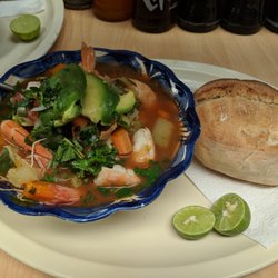 La Playa - Caldo de camarón! yummmmmmm