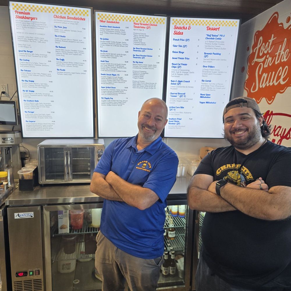 Charm City Burger - Great staff - Burgers Near Me - Boca Raton, Florida Charm City Burger - Great staff - Burgers Near Me - Boca Raton, Florida