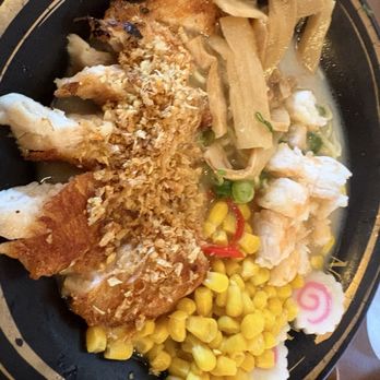 Ninja Ramen - My ramen with chicken and shrimp. - Ramen Near Me - Allentown, Pennsylvania