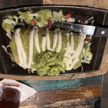 Nacho Daddy - Vegan Chick'n Chimichanga - New American Near Me - Las Vegas, Nevada