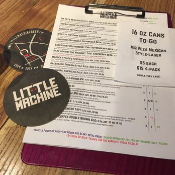 Little Machine Beer - Glance at the menu - Breweries Near Me - Denver, Colorado Little Machine Beer - Glance at the menu - Breweries Near Me - Denver, Colorado