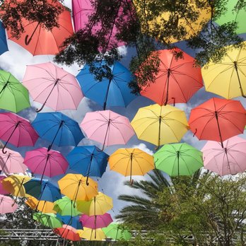 Umbrella Sky Project - A rainbow of umbrellas. - Festivals Near Me Umbrella Sky Project - A rainbow of umbrellas. - Festivals Near Me