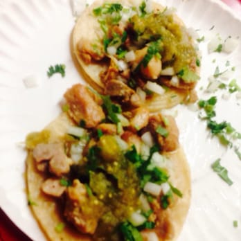 Taco Azteca Original - Two chicken tacos.. Was good quality and good - Mexican Near Me - Glendale, California