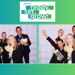 From our Annual Meeting event: Photo booth pic with myself, my supervisor, Susan and the wonderful ladies of Intertwined: Meghan & Jackie!