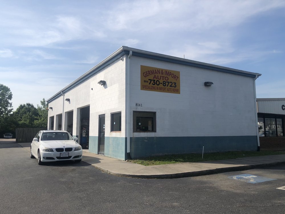 GERMAN AND IMPORT AUTO Updated October 2024 8141 Mechanicsville