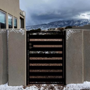 City Iron - Modern Pedestrian gate - Metal Fabricators Near Me - Albuquerque, New Mexico