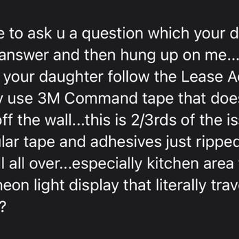 The Coronado - Email from mark stating the lease had a "no tape" rule. Was never in the lease at all. Complete lie. - Apartments Near Me - Los Angeles, California