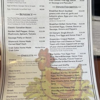 Oceanview Diner - Menu - Breakfast & Brunch Near Me - Norfolk, Virginia