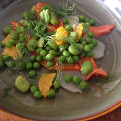 Cerberus Beach House - Scollop Trout starter