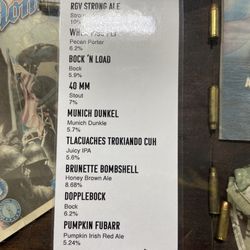 5x5 Brewing - Beer menu 1.25.24