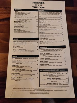 Menu photo 2 Farmer & the Cow Wilmington, DE Menu photo 2 Farmer & the Cow Wilmington, DE