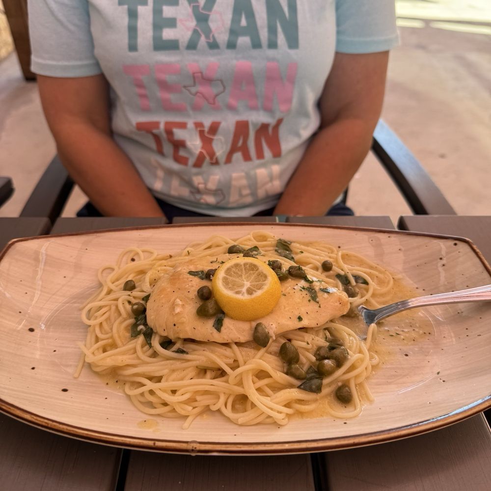 Chicken Piccata lunch portion. Chicken Piccata lunch portion.