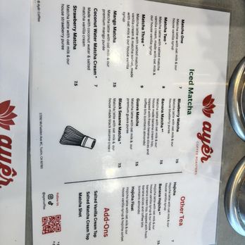 Ayer Coffee - menu as of 8/2026 - Coffee & Tea Near Me - Tustin, California Ayer Coffee - menu as of 8/2026 - Coffee & Tea Near Me - Tustin, California