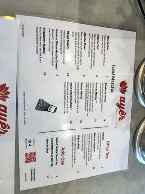 Menu photo 1 Ayer Coffee Tustin, CA Menu photo 1 Ayer Coffee Tustin, CA