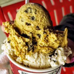 Bruster's Real Ice Cream - Graham Central Station and Banana Chocolate Chip Ice Cream at Bruster's Hanover
