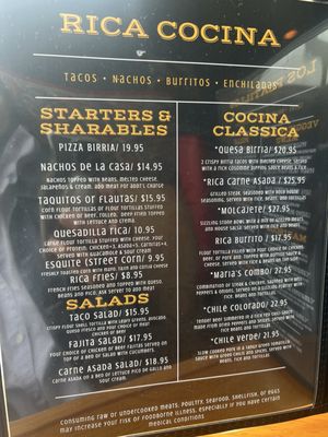 Menu photo 2 Rica Cocina Olympia, WA Menu photo 2 Rica Cocina Olympia, WA