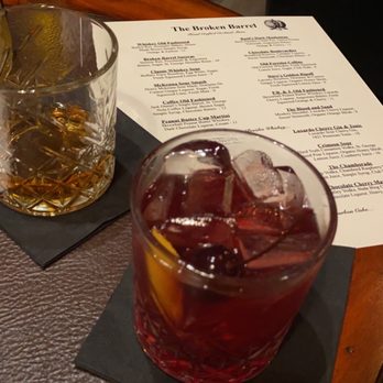 The Broken Barrel - Carmel - Trying a PB & J Old Fashioned ! - Whiskey Bars Near Me - Carmel, Indiana