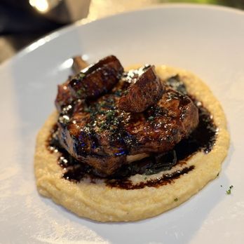 Broadway By Amar Santana - Pork chop! My aunt loved it. I tried it too, great flavors - New American Near Me - Laguna Beach, California Broadway By Amar Santana - Pork chop! My aunt loved it. I tried it too, great flavors - New American Near Me - Laguna Beach, California