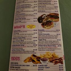Charlie Browns - Sandwiches under $10, Wraps make it a combo for $3.99 and many sides to choose from at Charlie Brown's. 5/30/2024
