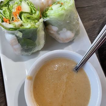 Sawasdee Thai Restaurant - 2 Piece Fresh Spring Rolls with shrimp - Thai Near Me - Sparks, Nevada