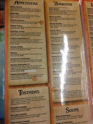 Menu photo 4 Fiesta Guadalajara Mountain View, WY