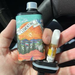 From The Earth Dispensary State Line - Illicit vape battery & Illicit live resin half gram cartridge