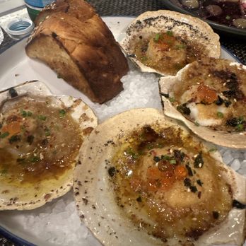 Bexley Fish & Raw Bar - Scallops on the 1/2 shell - Seafood Near Me - Summerville, South Carolina