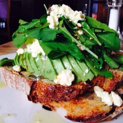 Ti Kouka Cafe - avocado on toast.