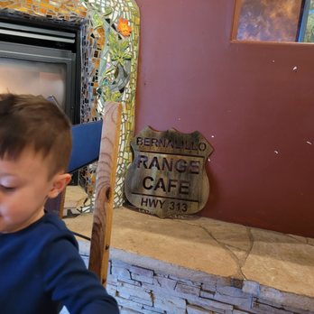 The Range Café - My nephew eating - Mexican Near Me - Bernalillo, New Mexico