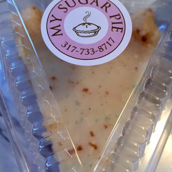 My Sugar Pie - Sugar cream pie with blue sugar crystals for the Colts! - Bakeries Near Me - Zionsville, Indiana My Sugar Pie - Sugar cream pie with blue sugar crystals for the Colts! - Bakeries Near Me - Zionsville, Indiana