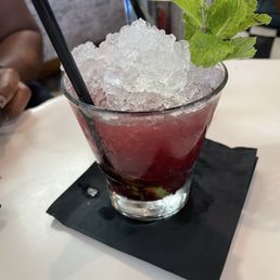 Bidi Bidi Bom Bom - apparently this is strong so if you like a one and done drink go for this