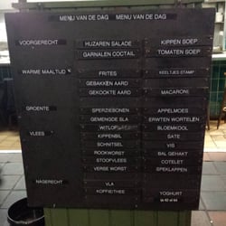 Den Boerenstamppot - Current menu (April)