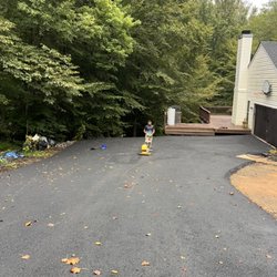 Brown’s Paving - Brand New Asphalt Driveway. With two layers "Base and topping"