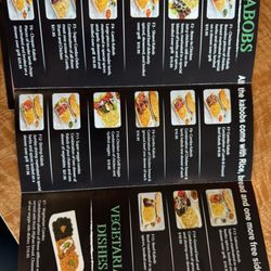 Sultan Kabob - Menu