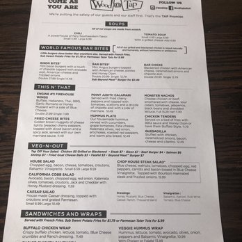 Wood N Tap - Menu - American Near Me - Wallingford, Connecticut Wood N Tap - Menu - American Near Me - Wallingford, Connecticut