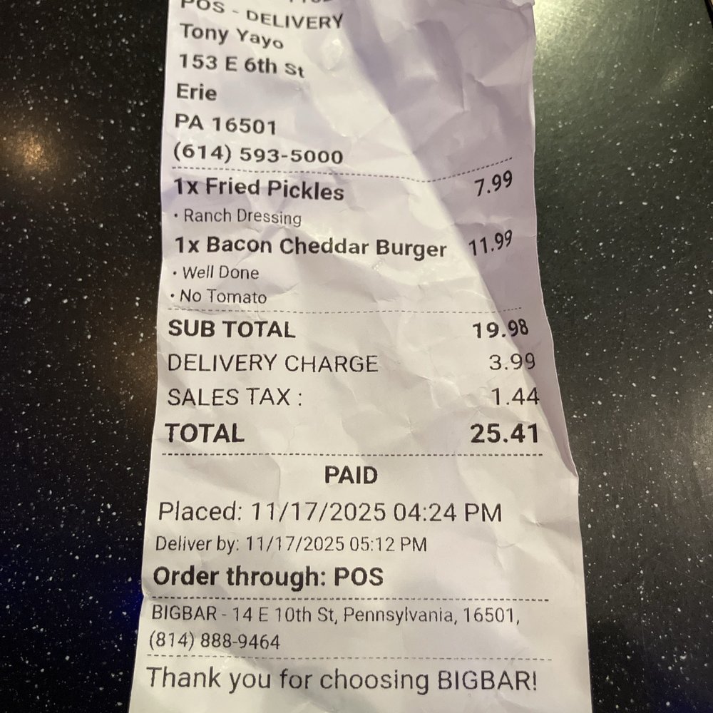Bigbar - I show all recites - Bars Near Me - Erie, Pennsylvania