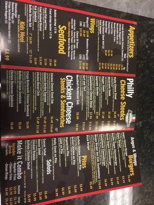 Menu photo 1 Philly Steak & Wings Clermont, FL