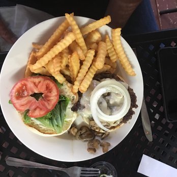 Cooks Boat House Restaurant - Mushroom burger. - American Near Me - Bean Station, Tennessee Cooks Boat House Restaurant - Mushroom burger. - American Near Me - Bean Station, Tennessee