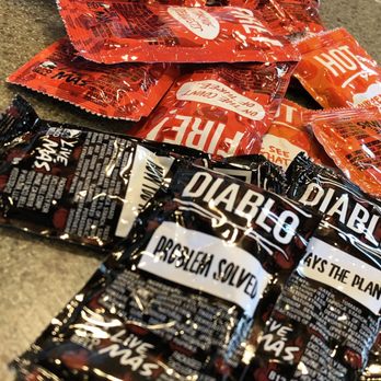 Taco Bell - Hot Sauce Packet Fire Sauce Packet Diablo Sauce Packet - Fast Food Near Me - Bossier City, Louisiana Taco Bell - Hot Sauce Packet Fire Sauce Packet Diablo Sauce Packet - Fast Food Near Me - Bossier City, Louisiana