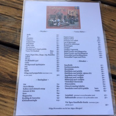 Menu photo 3 Kaffekoppen Stockholm, AB