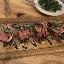 GIA MIA - Wheaton - Prosciutto Fig Toast Bruschetta