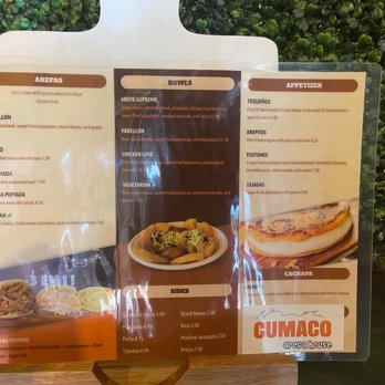 Cumaco Arepa House - Ordering menu - Latin American Near Me - Indianapolis, Indiana