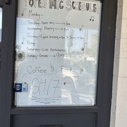 Performance schedule