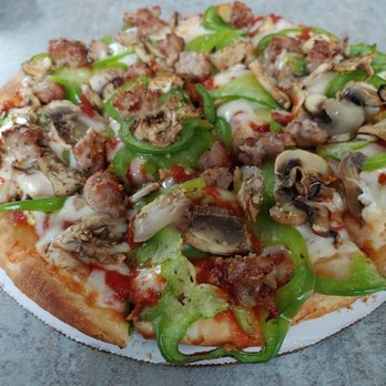 Pizza Cottage & Tipton Tavern - Powell - Small pizza with sicilian crust and sausage, green pepper, mushrooms - Pizza Near Me - Powell, Ohio Pizza Cottage & Tipton Tavern - Powell - Small pizza with sicilian crust and sausage, green pepper, mushrooms - Pizza Near Me - Powell, Ohio