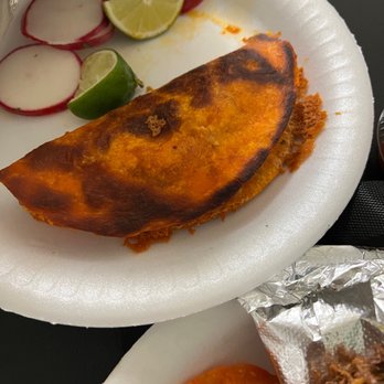 Teddy's Red Tacos - I don't know if that was a taco as well but bigger size - Tacos Near Me - Whittier, California