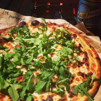 Blaze Pizza - The white pizza, with the arugula on top, is my fave! So good :) - Pizza Near Me - Irvine, California Blaze Pizza - The white pizza, with the arugula on top, is my fave! So good :) - Pizza Near Me - Irvine, California