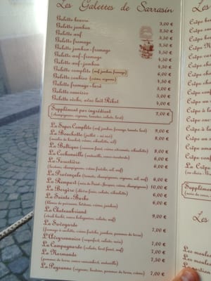 Menu photo 1 Le Sainte Barbe Saint-Malo, 35