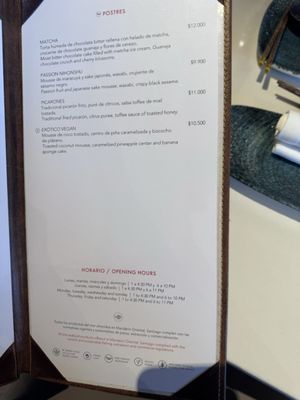 Menu photo 4 Matsuri Santiago, RM